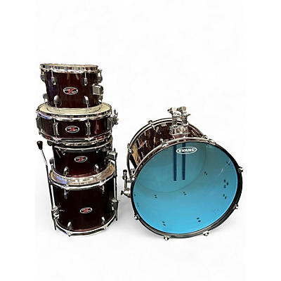 Used PDP by DW 5 Piece Z5 Series Wine Red Sparkle Drum Kit