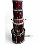 Used PDP by DW 5 Piece encore  ruby red Drum Kit ruby red
