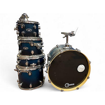 Used PDP by DW 5 Piece fs series Blue to Black Fade Drum Kit