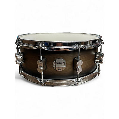 Used PDP by DW 5.5X14 Concept Series Snare Satin Charcoal Burst Drum