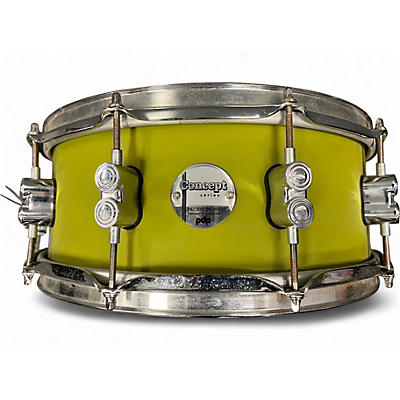 Used PDP by DW 5.5X14 Concept Series Snare Satin Olive Drum