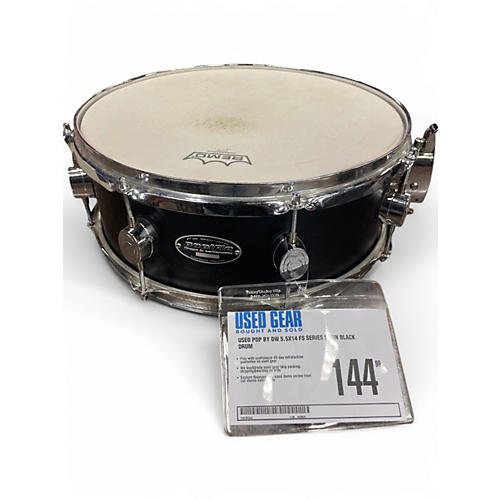Used PDP by DW 5.5X14 FS Series Satin Black Drum Satin Black 10