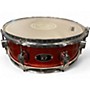 Used PDP by DW 5.5X14 X7 Red Sparkle Drum Red Sparkle 10