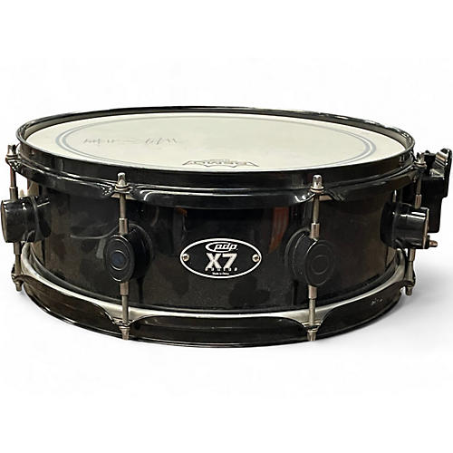 Used PDP by DW 5.5X14 X7 Snare Black Onyx Drum Black Onyx 10
