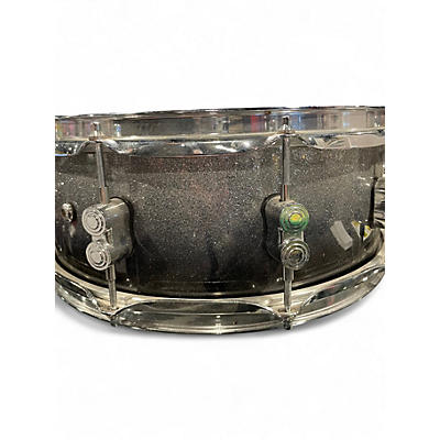 Used PDP by DW 5X14 Concept Series Snare Black with Silver Pinstripes Drum