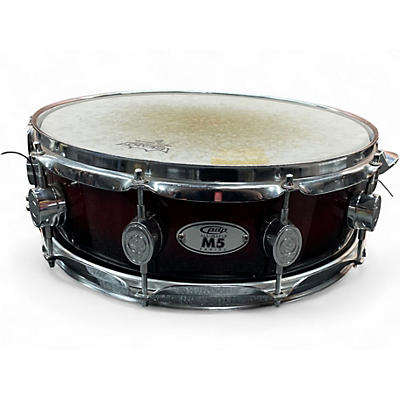 Used PDP by DW 5X14 M5 Snare Drum Red Drum