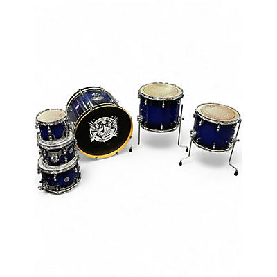 Used PDP by DW 6 Piece Concept Maple Blue Drum Kit