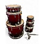 Used PDP Used PDP by DW 6 Piece Concept Maple Red To Black Sparkle Fade Drum Kit Red To Black Sparkle Fade