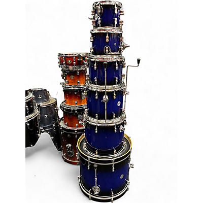 Used PDP by DW 6 Piece Concept Maple Royal Blue Burst Drum Kit