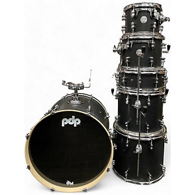 PDP by DW Used PDP by DW 6 Piece Concept Series BLACK CARBON FIBER Drum Kit