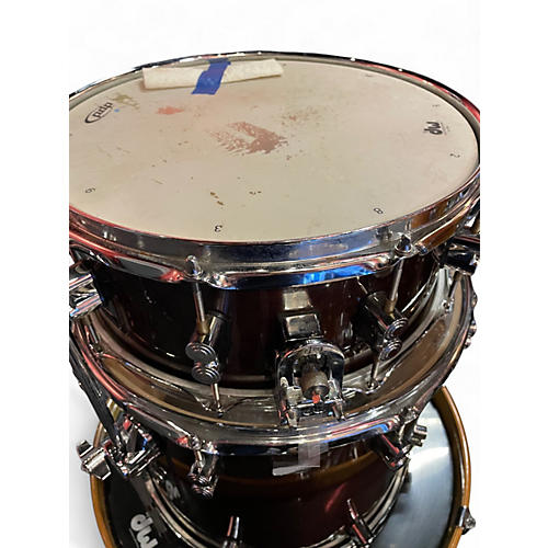 Used PDP by DW 6 Piece Concept Series Brown Drum Kit Brown