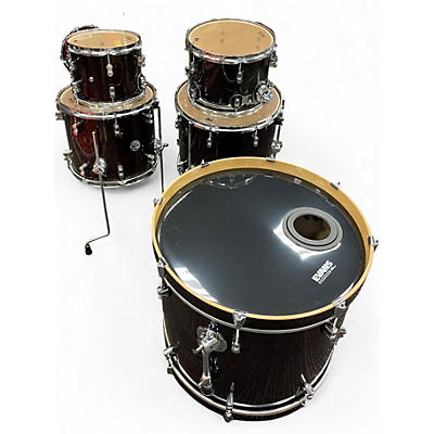 Used PDP by DW 6 Piece Concept Series Dark Cherry Burst Drum Kit