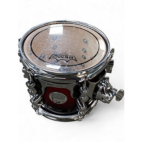 Used PDP by DW 6 Piece Concept Series RED SPARKLE Drum Kit RED SPARKLE