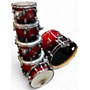 Used PDP by DW 6 Piece LX CHERRY FADE Drum Kit CHERRY FADE