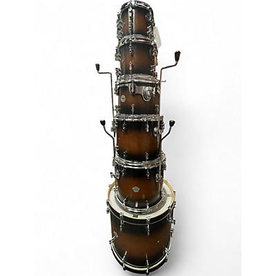 Used PDP by DW 6 Piece PLATINUM Tobacco Burst Drum Kit