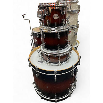 Used PDP by DW 6 Piece Platinum Series Tobacco Burst Drum Kit