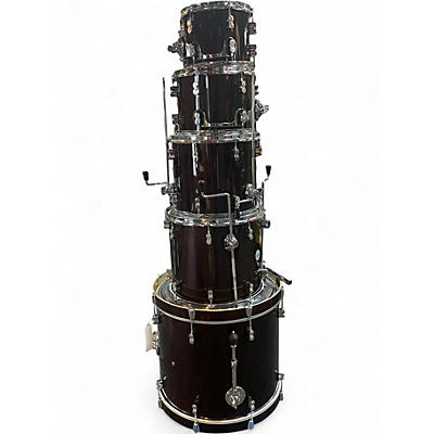 Used PDP by DW 6 Piece concept birch Brown Drum Kit