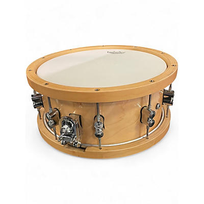 Used PDP by DW 6.5in Concept Series 20-Ply with Wood Hoops 14in Natural Lacquer Drum