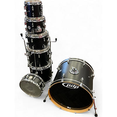Used PDP by DW 7 Piece Concept Maple Black Drum Kit