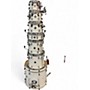 Used PDP by DW 7 Piece Concept Maple Pearlescent White Drum Kit Pearlescent White