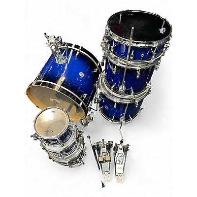 Used PDP by DW 7 Piece Concept Series Royal Blue Drum Kit