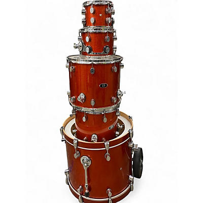 Used PDP by DW 7 Piece X7 Metallic Orange Drum Kit