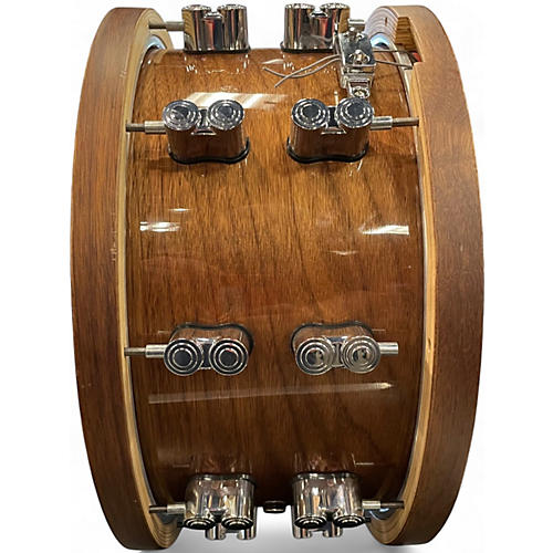 Used PDP by DW 7.5X14 LTD ED MAPLE AND WALNUT SNARE Dark Stain Drum Dark Stain 132