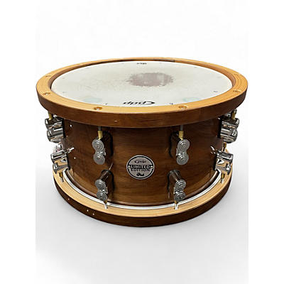 Used PDP by DW 7.5X14 Limited Edition Dark Stain Maple and Walnut Drum