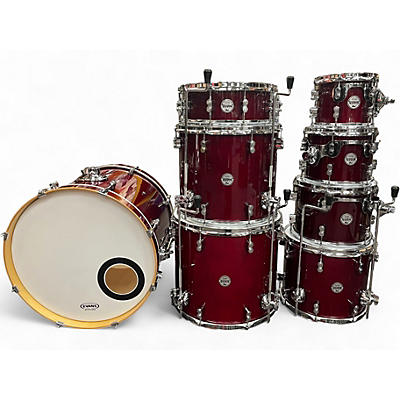 Used PDP by DW 8 Piece CONCEPT MAPLE Red Drum Kit