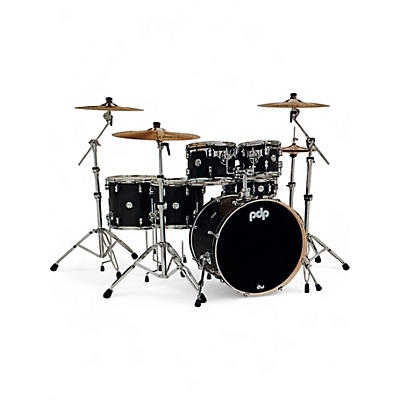 Used PDP by DW Concept Maple 6pc Metallic Gray Drum Kit