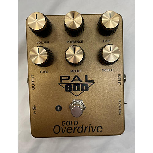 Pedal Pal Used PEDAL PAL PAL 800 GOLD OVERDRIVE Effect Pedal