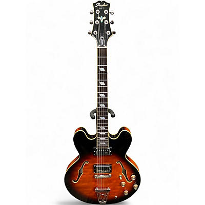 Used PEERLESS RENAISSANCE STANDARD Sunburst Hollow Body Electric Guitar