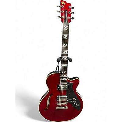 Used PEERLESS Retromatic p3 Candy Apple Red Solid Body Electric Guitar