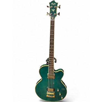 Used PEERLESS SMOKED BASS CUSTOM GREEN ANALINE Electric Bass Guitar