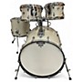 Used PRECISION DRUM CO 4 Piece 4 Piece Keller North American Maple Delmar Broken Glass Drum Kit Delmar Broken Glass