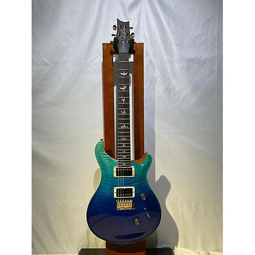 PRS Used PRS 10 TOP WOOD LIBRARY CUSTOM 24 BLUE FADE Solid Body Electric Guitar BLUE FADE