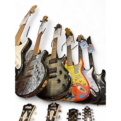 Used PRS 245 SE Trans Black Solid Body Electric Guitar