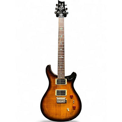 Used PRS 35th Anniversary SE Custom 24 Black Gold Burst Solid Body Electric Guitar