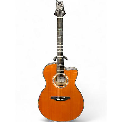 Used PRS A50E SE NATURAL TOP FLAMED CHARCOAL BACK Acoustic Electric Guitar