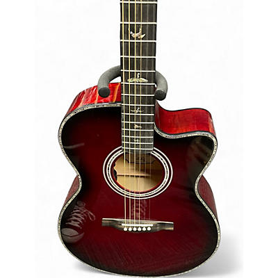 Used PRS Angelus A50 SE Crimson Red Burst Acoustic Electric Guitar