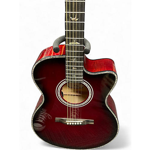 Used PRS Angelus A50 SE Crimson Red Burst Acoustic Electric Guitar Crimson Red Burst