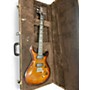 Used PRS Brushstroke 24 Black Gold Solid Body Electric Guitar Black Gold