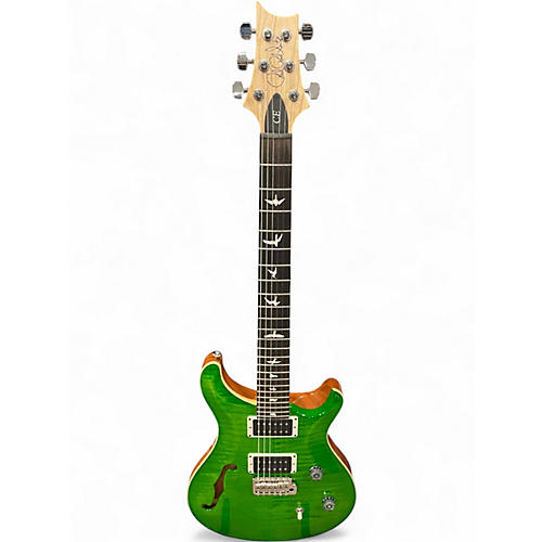 Used PRS CE22 Green Solid Body Electric Guitar Green