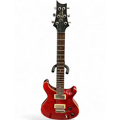 Used PRS CE22 Trans Red Solid Body Electric Guitar