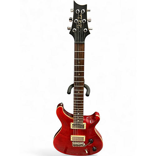Used PRS CE22 Trans Red Solid Body Electric Guitar Trans Red
