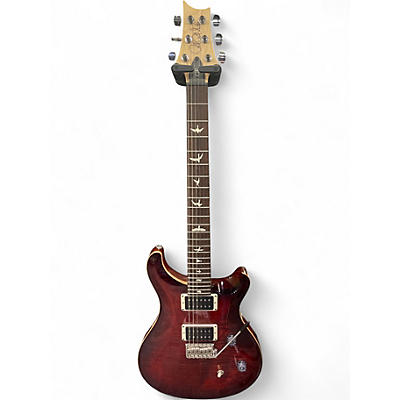 Used PRS CE24 Crimson Red Burst Solid Body Electric Guitar