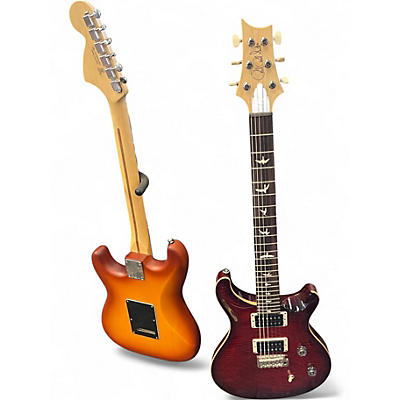 Used PRS CE24 Crimson Red Burst Solid Body Electric Guitar