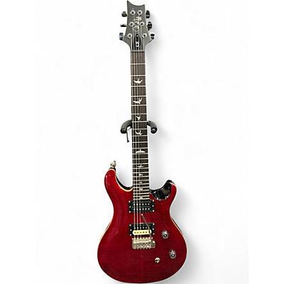 Used PRS CE24 Crimson Red Trans Solid Body Electric Guitar