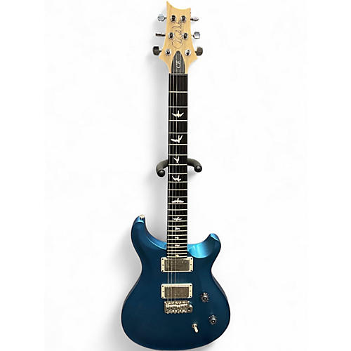 Used PRS CE24 Metallic Aqua Marine Solid Body Electric Guitar Metallic Aqua Marine