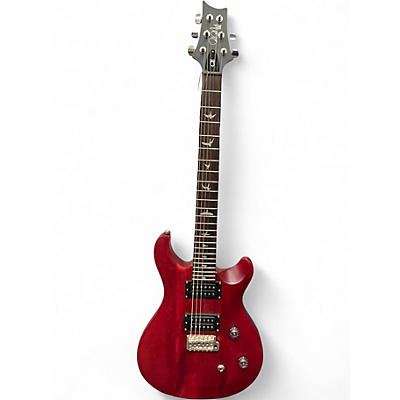 Used PRS CE24 Satin Red Solid Body Electric Guitar